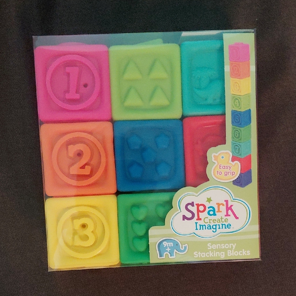 Spark Create Imagine Colorful Sensory Blocks
